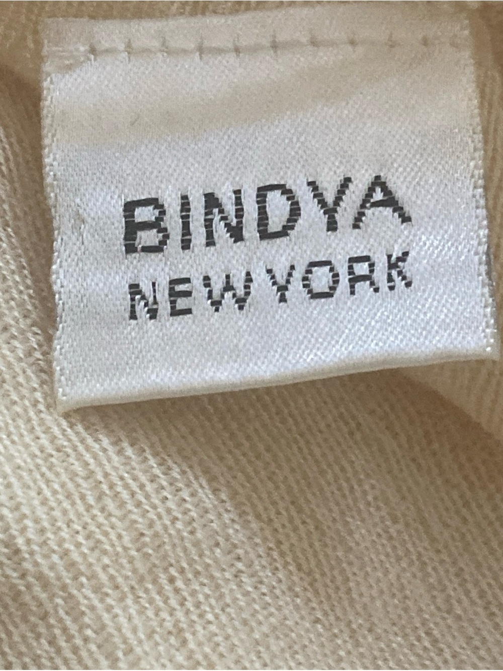 Bindya Cream Fringe Scarf Wrap Pashmina wool silk 26” X 76” - Picture 3 of 4